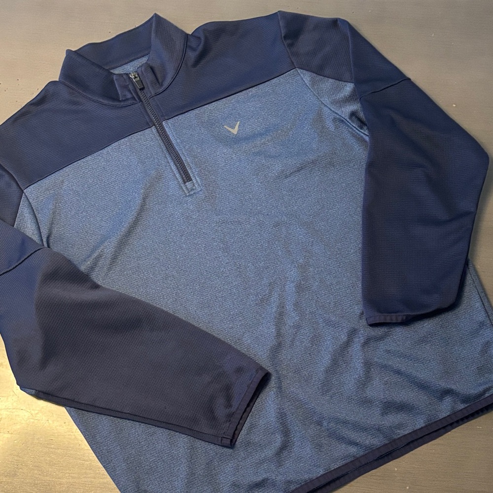 Callaway Gray Opti-Dri Golf Pullover